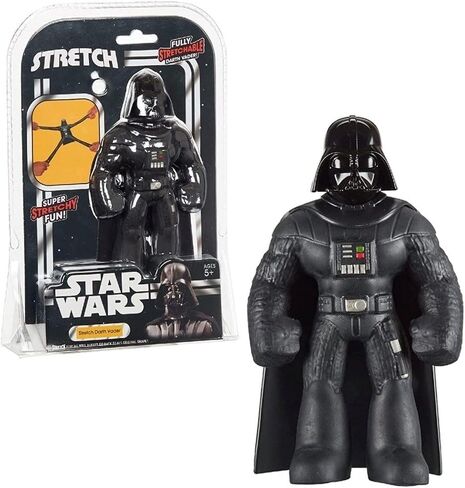 STRETCH ARMSTRONG Stretch Star Wars Darth Vader Action Figure Toy Collectible - Black Helmet Series Lord Mini 7" Stretchy Toys for Jedi or Padawan Ages 5, 6, 7, 8 Multi-colored in Saudi Arabia