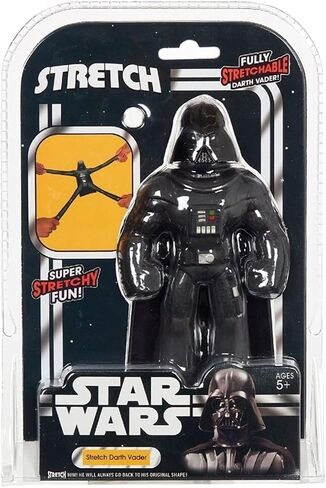 STRETCH ARMSTRONG Stretch Star Wars Darth Vader Action Figure Toy Collectible - Black Helmet Series Lord Mini 7" Stretchy Toys for Jedi or Padawan Ages 5, 6, 7, 8 Multi-colored in Saudi Arabia