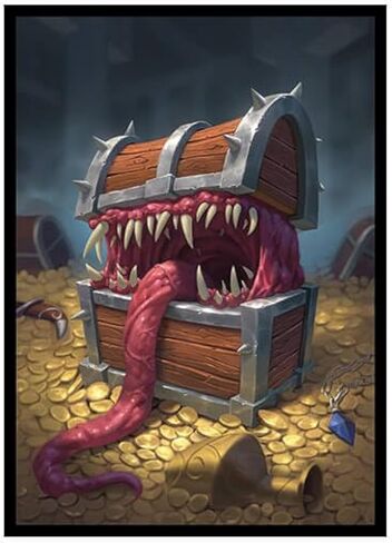 Fantasy North - Minathros - Terror of The Labyrinth – 100 Smooth Matte TCG Trading Card Sleeves - Fits Magic MTG Commander Pokemon and Other Card Games - Playing Card Sleeves in Saudi Arabia