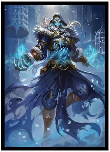 Fantasy North - Minathros - Terror of The Labyrinth – 100 Smooth Matte TCG Trading Card Sleeves - Fits Magic MTG Commander Pokemon and Other Card Games - Playing Card Sleeves in Saudi Arabia