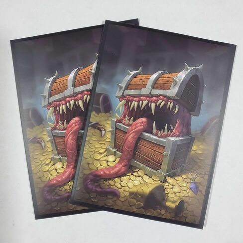 Fantasy North - Minathros - Terror of The Labyrinth – 100 Smooth Matte TCG Trading Card Sleeves - Fits Magic MTG Commander Pokemon and Other Card Games - Playing Card Sleeves in Saudi Arabia
