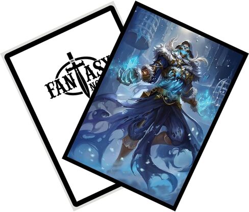 Fantasy North - Minathros - Terror of The Labyrinth – 100 Smooth Matte TCG Trading Card Sleeves - Fits Magic MTG Commander Pokemon and Other Card Games - Playing Card Sleeves in Saudi Arabia