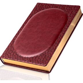 CAGIE Journal Notebook for Women, A5 Hardcover Lined Journaling Notebooks with Golden Edge, 100 GSM 256 Pages Thick Journals for Writing, Wine Red