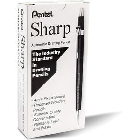 Pentel Sharp Mechanical Pencil, (0.5mm), Metallic Green Barrel, Box of 12 (P205MD)