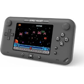 وحدة التحكم في ألعاب Games 4.0 بوصة شاشة Retro Games Console - تم تحصيلها مسبقًا 150 ألعاب فيديو كلاسيكية مشغل ألعاب إلكترونية عيد الميلاد (أسود)