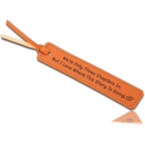 Anniversary Giifts for Her, 3 Year Anniversary Giifts for Him, Leather Gifts for 3rd Anniversary, Leather Bookmark, 3rd Wedding Anniversary for Husband Wife, Boyfriend Birthday Gifts