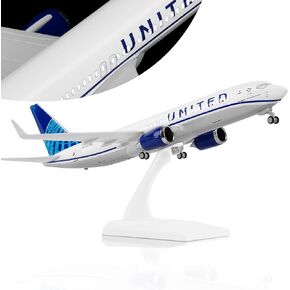 Joylluoan 1:130 Model United Model Plane Alloy Diecast Airplanes Model Airplane with LED Light