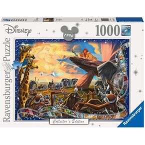 Ravensburger Disney Collector's Edition The Lion King 1000 Piece Jigsaw Puzzle for Adults - 12000321 - Handcrafted Tooling, Made in Germany, Every Piece Fits Together Perfectly