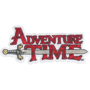 C&D Visionary Adventure Time Logo Patch, Red, White
