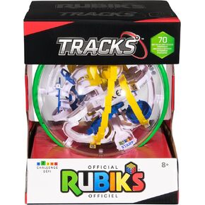 Rubik's Cube, Tracks 70 3D Gravity Maze & 3D Puzzle Game with 70 Obstacles, Challenging Problem-Solving Brain Teaser, Fidget Toy & Sensory Puzzle for Adults, Teens & Kids, for Ages 8 & Up