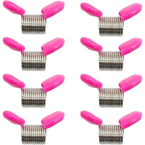 YUNBIAOSEN Bead Stoppers, 4-Piece Set with Red Handles, for Jewelry Making Creative Bead Line End to Prevent Beads from Falling (Pink-4Piece)