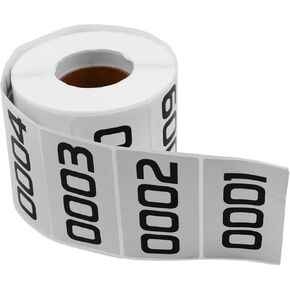 PENCK Inventory Number Label Stickers, Small Black Numbering Consecutive Number Sticker for Office Warehouse Classification Storage (001-500) in Kuwait