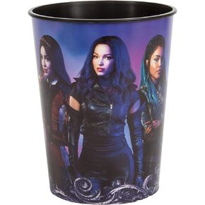 Disney Descendants 3 Plastic Stadium Cup - 16 oz (1 Pc) - Durable & Colorful Design Featuring Favorite Characters, Perfect for Kids' Birthdays & Events
