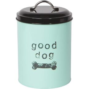 Now Designs Dog Biscuits Tin with Lid, Good Dog Design