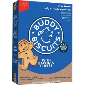 Buddy Biscuits Oven-Baked, Healthy Whole-Grain, Crunchy Treats for Dogs, 3.5 lb (12203)