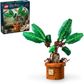 LEGO Harry Potter Mandrake - Plant and Pot - Magical Creature - Gift Idea for Girls, Boys and Fans - Set for Imaginative Children - Decorative Idea 76433