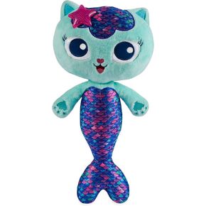 Gabby’s Dollhouse, 14-inch Interactive Talking MerCat Plush Kids Toys with Lights, Music and Phrases Stuffed Animals for Girls and Boys Ages 3 and up