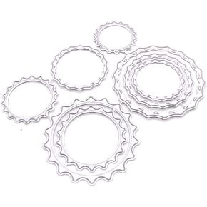 KSCRAFT Bottle Caps Metal Cutting Dies Stencils for DIY Scrapbooking Decorative Embossing DIY Paper Cards