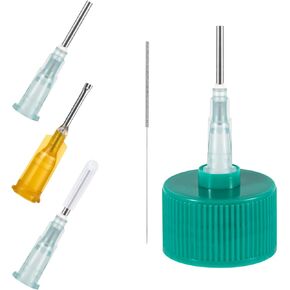 41pcs Precision Applicator Caps Set, Precision Tip Applicator Caps for 2oz Acrylic Paint Bottles Precision Bottle Caps for Car Freshie Supplies