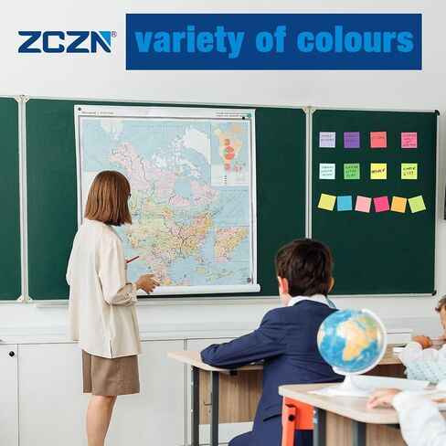 ZCZN Small Licky Notes ، 2in × 2in ، 100 ورقة/وسادة ، 8 منصات/عبوة ، أبيض in Kuwait