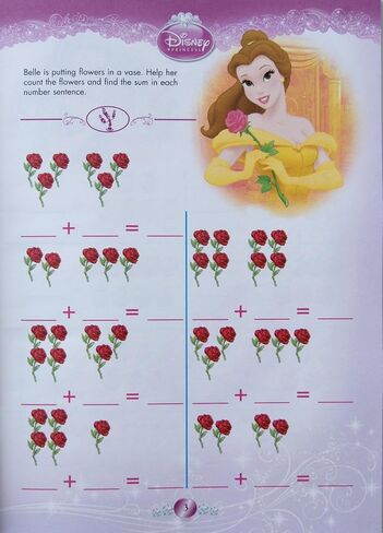 Disney Princess Addition & Subtraction Workbook in Saudi Arabia