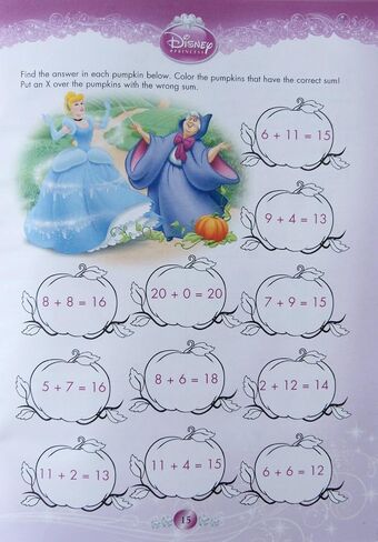 Disney Princess Addition & Subtraction Workbook in Saudi Arabia