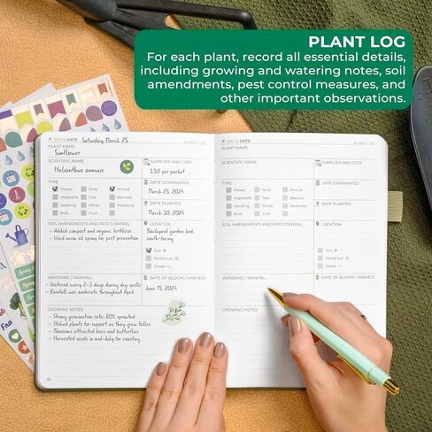 Clever Fox Gardener’s Journal – Guided Gardening Notebook to Plant Vegetables, Flowers & Herbs – 5-Year Garden Log Book for Beginners (Cypress) in Saudi Arabia