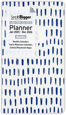 Plan Ahead See it Bigger Two Year Monthly Planner 2025-2026 in Saudi Arabia