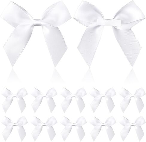 15pcs 2.5" Self-Adhesive Gift Wrap Bows, Soft Non-Faded Satin Ribbon Bow, Premade Craft Bows for Christams Wedding Birthday Party Bridal Shower Baby Shower Decorations- Black in Saudi Arabia