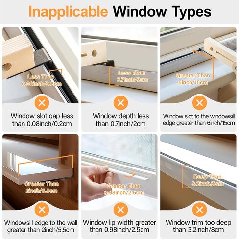 MEWOOFUN Cat Window Perch Cat Window Hammock for Indoor Cats Steady Sturdy Adjustable Cat Bed Providing All-Around Sunbath Space Saving Washable (Beige, Medium) in Saudi Arabia
