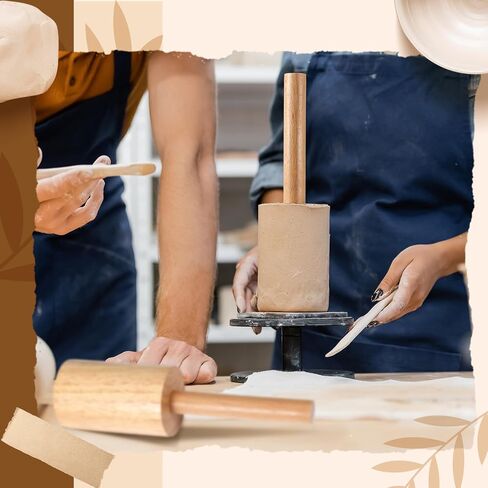 Baderke 2 Pcs Cup Pottery Molds, Create Pottery Mug Vases, Cup Molds Shaping Tool, Assist in Hand Building Mugs(2 3/4 Inch, 3 Inch) in Kuwait
