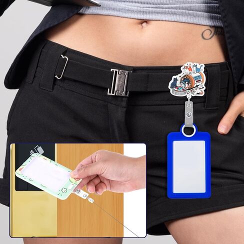 مضحك شارة الشارة بكرة حامل قابلة للسحب مع مقاطع التمساح ، لطيف ممرضة القطط عشاق شارة شارة سيروتونين حامل شارة للتمريض الطبيب البيطري المساعد الطبي RN إكسسوارات شارة الشارة in Kuwait