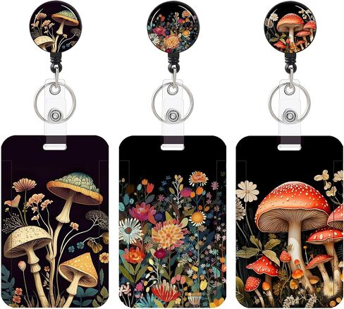 3 Set Heavy Duty Badge Holder with Retractable Reel,ID Badge Holder Key Card Work Badge Clip for Nurse Teacher Student Office Women Men in Kuwait