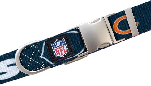 Littlearth NFL للجنسين-NFL Premium Pet Jolar | متينة كل طوق الحيوانات الأليفة المعدنية | طوق الحيوانات الأليفة متينة in Saudi Arabia