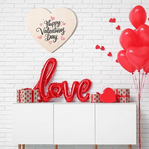 AWIZOM 3 Pcs 16 Inch Unfinished Wooden Hearts for Crafts Blank Wooden Heart Cutouts 1/4 Thick Large Wood Heart Slices for Valentine's Day Project, Painting, Door Hanger, Sign Making, Laser Engraving in Kuwait