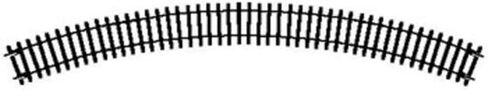 Hornby Hobby Train Train - HT8301 2nd Radius Curve x 4 نفطة PK ، قطع 438 ملم - إكسسوارات طراز صغيرة الحجم للقطار ، مستلزمات السكك الحديدية الكهربائية مع توافق مقياس OO ، المسارات المنحنية in Kuwait