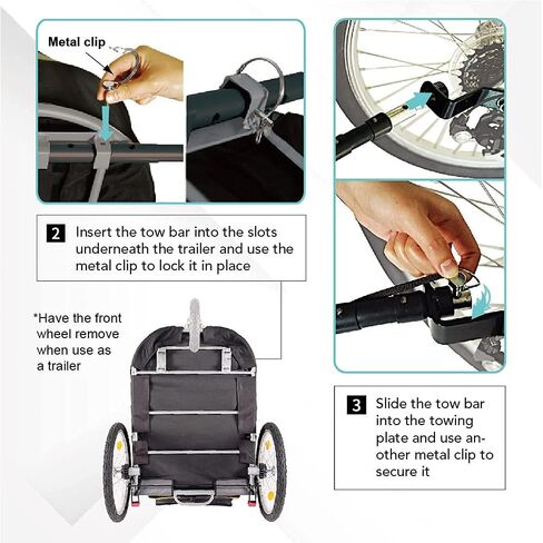 ibiyaya - Hercules Large Dog Stroller for Large Dogs and Cats - Convenient and Foldable, Spacious Room and Pneumatic Tires for a Smooth Ride - Black and Yellow in Saudi Arabia