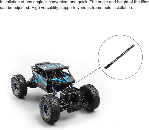 meccanixity 4pcs جسم بلاستيكي ما بعد الحلقات RC Car Shell عمود 8 سم الطول للسيارات 94102 94122 94103 94123 1/10 نموذج RC استبدال السيارة الأسود in Saudi Arabia