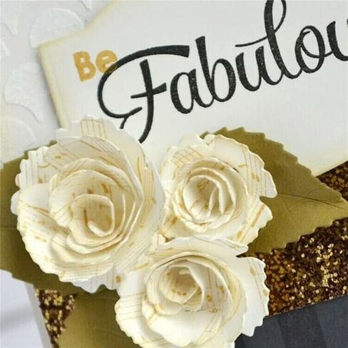 24Pcs 3D Flowers Spiral Metal Cutting Dies for Card Making DIY Scrapbooking Embossing Stencil Die Cuts Punch Template Mould Arts Crafts Metal Cutting Dies for Paper Crafting Handmade Crafts in Kuwait