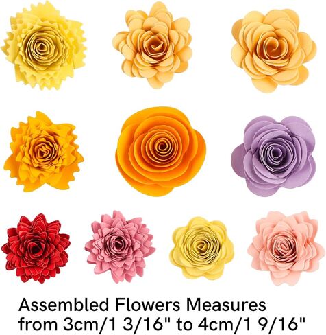 24Pcs 3D Flowers Spiral Metal Cutting Dies for Card Making DIY Scrapbooking Embossing Stencil Die Cuts Punch Template Mould Arts Crafts Metal Cutting Dies for Paper Crafting Handmade Crafts in Kuwait