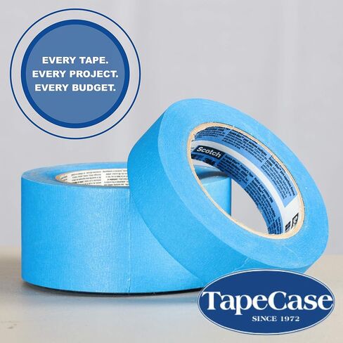 3M 2090 ScotchBlue Painters Tape - 0.25 in. (W) x 180 ft. (L) Masking Tape Roll for Medium Adhesion. Painting Wall Preparation in Saudi Arabia