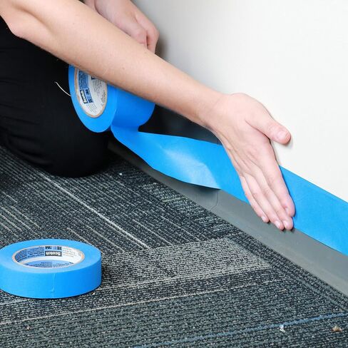3M 2090 ScotchBlue Painters Tape - 0.25 in. (W) x 180 ft. (L) Masking Tape Roll for Medium Adhesion. Painting Wall Preparation in Saudi Arabia
