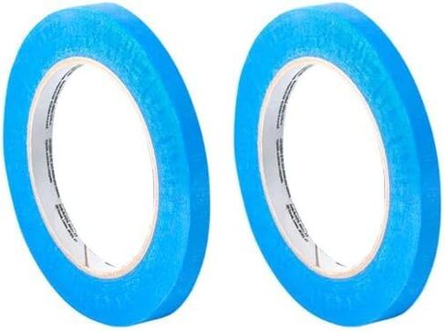 3M 2090 ScotchBlue Painters Tape - 0.25 in. (W) x 180 ft. (L) Masking Tape Roll for Medium Adhesion. Painting Wall Preparation in Saudi Arabia