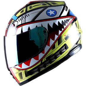 WOW Motorcycle Full Face Helmet Street Bike BMX MX Youth Kids: HKYB15