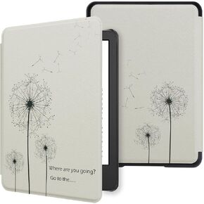 WALNEW Case Cover for 6" All-new Kindle (2024 Release), Smart Cover with Auto Sleep/Wake Fits Kindle (11th Generation) - 2024 and 2022 Releases(Tree and Flowers) in Kuwait