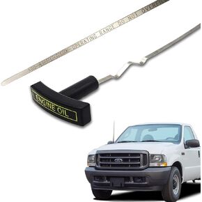 Engine Oil Level Dipstick Indicator Compatible for 1999-2003 Ford F250 F350 F450 F550 Excursion 7.3L Replacement Diesel Stainless Steel Oil Level Indicator F81Z-6750-DA 917-371