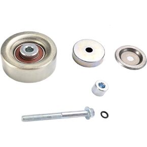 36110 Idler Pulley with Bolt, Dust Shield, and Spacer Compatible with Buick Cadillac Chevrolet GMC Pontiac SAAB Saturn in Saudi Arabia