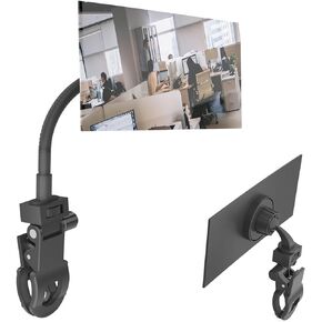 Clip on Mirror For Monitor Desk Rear View, Office Security Cubicle Mirror to See Behind You for the Safety, Clip Convex Mirror with Flexible Arm for Lash Content Creators in Kuwait
