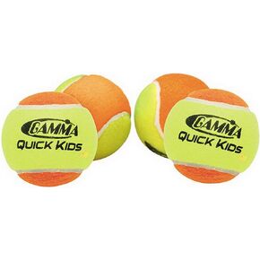 GAMMA Sports Kids Training (Transition) Balls, Yellow/Orange, Quick Kids 60, 60-Pack