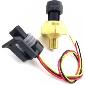 EBP EGR Exhaust Back Pressure Sensor Fits for Ford Powerstroke 7.3L 6.0L 1997-2003 Replaces 1850353C1 4C3Z-9J460-A DPFE-3 Coil Glow Plug Pigtail Included